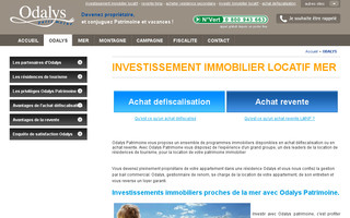 odalys-patrimoine-mer.com website preview