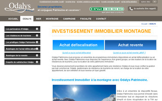 odalys-patrimoine-montagne.com website preview