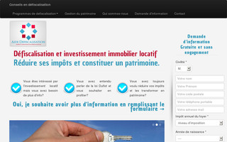 aide-defiscalisation.com website preview