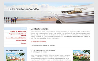 loi-scellier-vendee.fr website preview