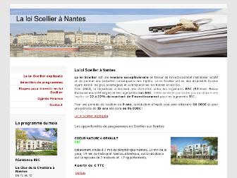 scellier-nantes.fr website preview