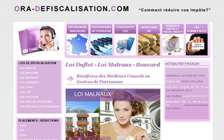 ora-defiscalisation.com website preview