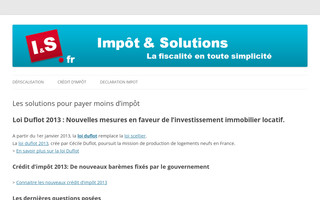 impot-et-solutions.fr website preview