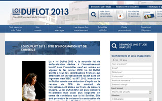 loi-duflot.fr website preview
