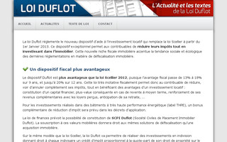 loi-duflot-investir.org website preview