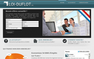 loi-duflot.org website preview