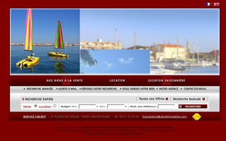 calvetimmobilier.com website preview