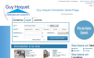 guyhoquet-immobilier-valras.com website preview
