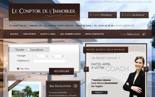 comptoirimmobilier.fr website preview