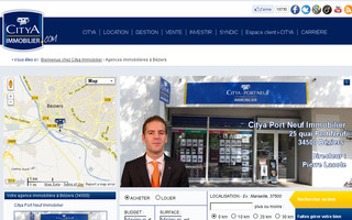 beziers.citya.com website preview