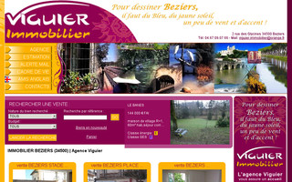 viguier-immobilier.com website preview