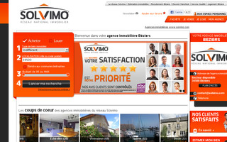 immobilier-beziers.solvimo.com website preview