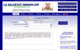 lasalvetat-immo.com website preview