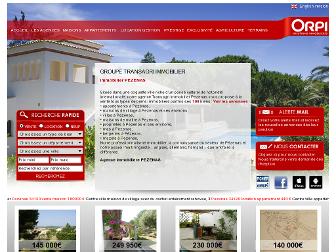 pezenas.transagri.com website preview