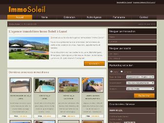e-immobilier-lunel.com website preview