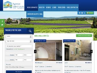 agencesaintlouis.fr website preview