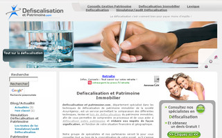 defiscalisation-et-patrimoine.com website preview