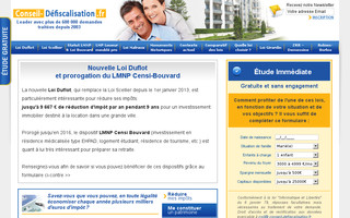 conseil-defiscalisation.fr website preview