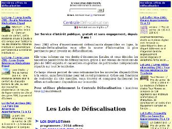 centrale-defiscalisation.com website preview