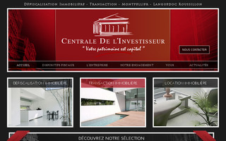 centrale-investisseur.com website preview