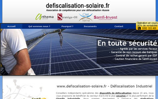 defiscalisation-solaire.fr website preview