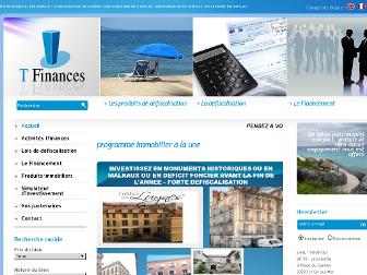 tfinances.com website preview