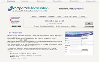 comparadefiscalisation.fr website preview