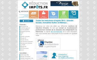 reduction-impots.fr website preview