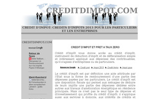 creditdimpot.com website preview