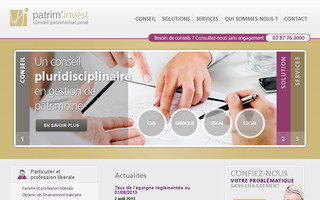 patriminvest.com website preview