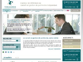 thesaurus.fr website preview