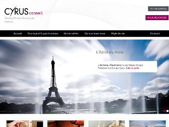 cyrusconseil.fr website preview