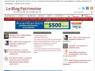 leblogpatrimoine.com website preview