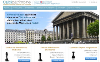 calci-patrimoine.com website preview