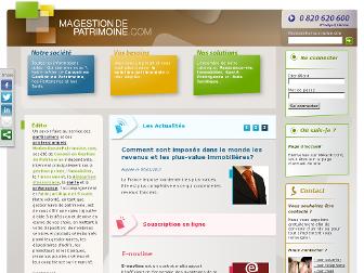 magestiondepatrimoine.com website preview