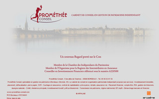 promethee-conseil.com website preview
