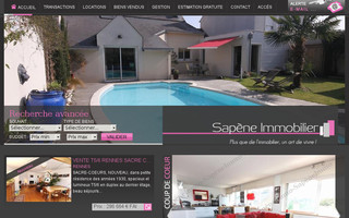 sapene-immobilier.com website preview