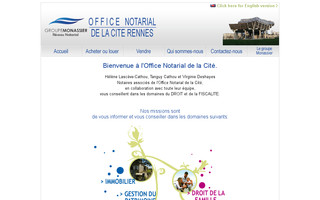 notaires-cite-rennes.com website preview