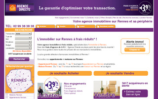 agencedirecte.com website preview