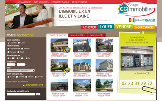 cg-immobilier-rennes.com website preview