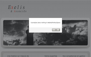 exelis.fr website preview
