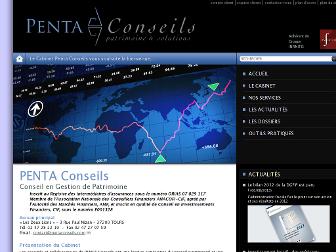 pentaconseils.com website preview