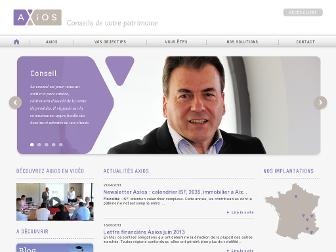 axios.fr website preview