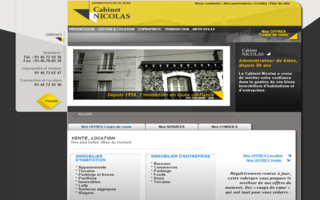 sas-nicolas-immobilier.fr website preview