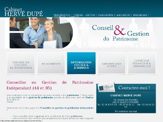 cabinet-herve-dupe.fr website preview