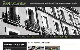 cabinet-jans.com website preview