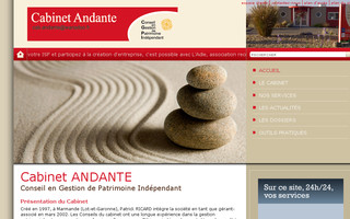 cabinet-andante.com website preview