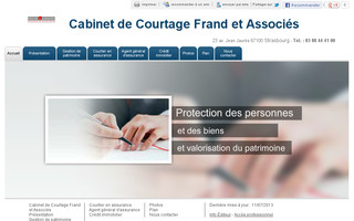 assurances-frand-associes.fr website preview