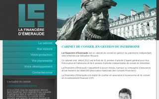 lafinancieredemeraude.fr website preview