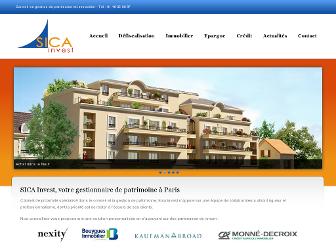 sica-invest.fr website preview